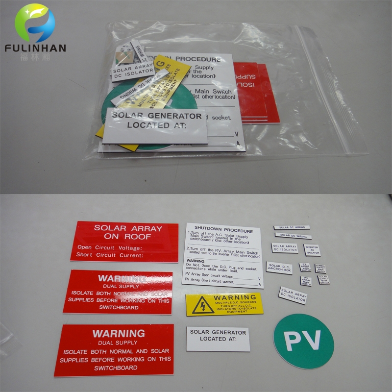 Australia Standard Warning Label Solar Kits