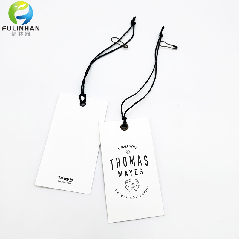paper hang tag with rope
