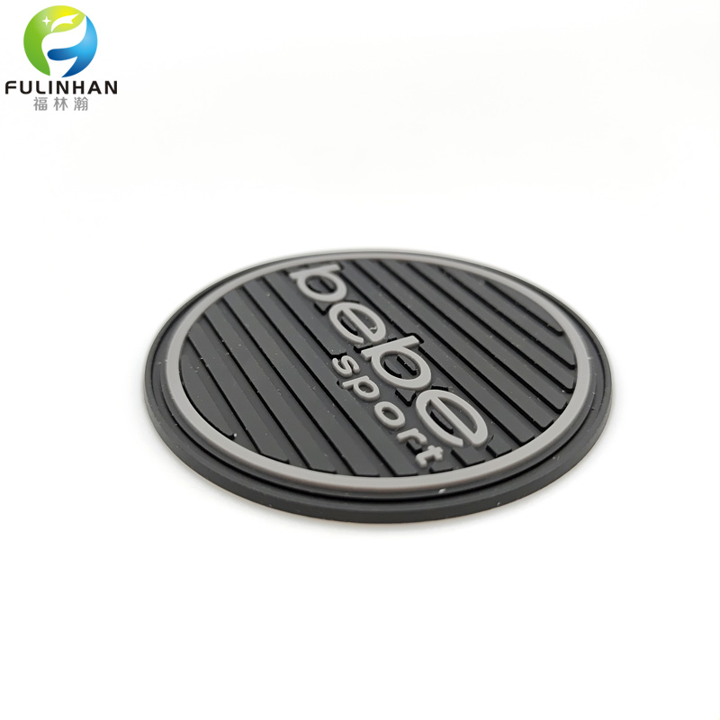 round rubber patches with logo