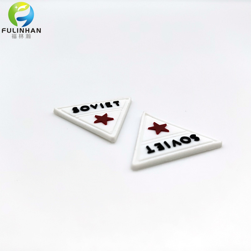 raised logo rubber patches