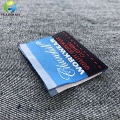 Etichette tessute a base di abbigliamento personalizzate