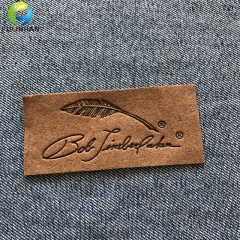 Etichette in pelle stampata in jeans personalizzati