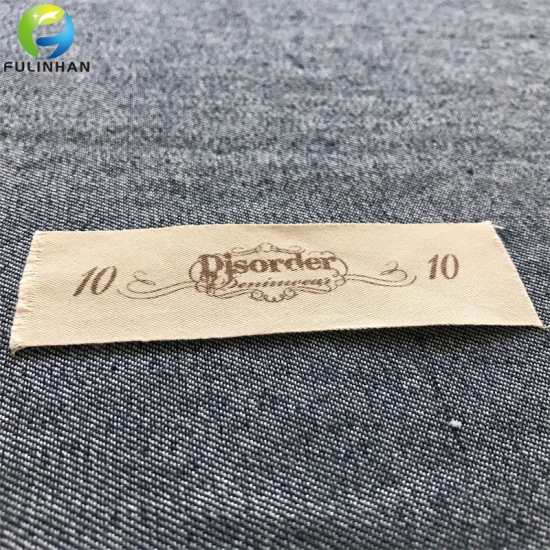 Fabric Canvas Printed Clothing Labels