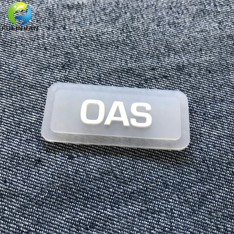 rubber silicone  garment label patches