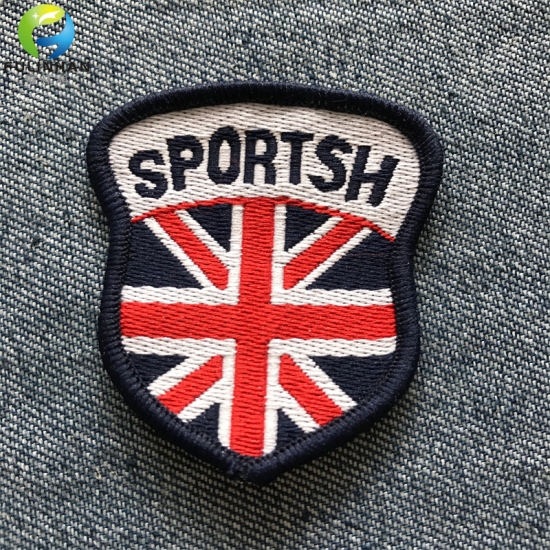 sportswear Woven Patches OEM factory