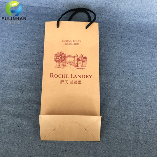Paper wine packing bags
