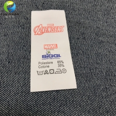 etichette di abbigliamento stampate