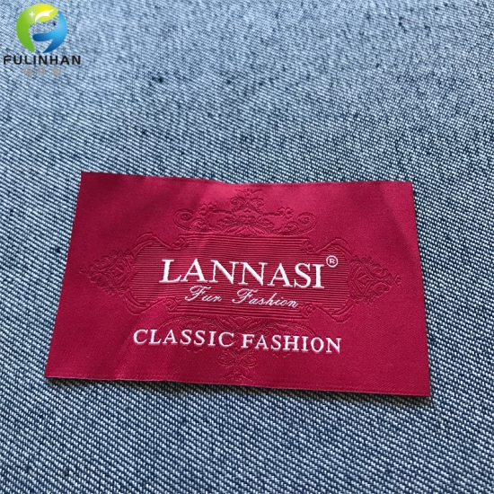 End Fold Woven Label