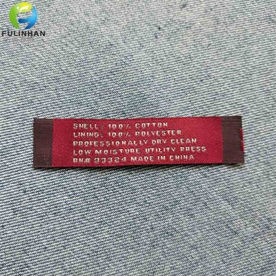 etichette tessute per abbigliamento