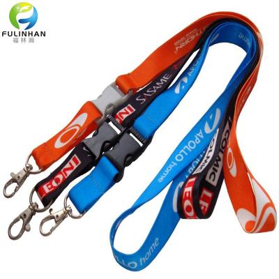 cordino in nylon al collo con logo promozionale
