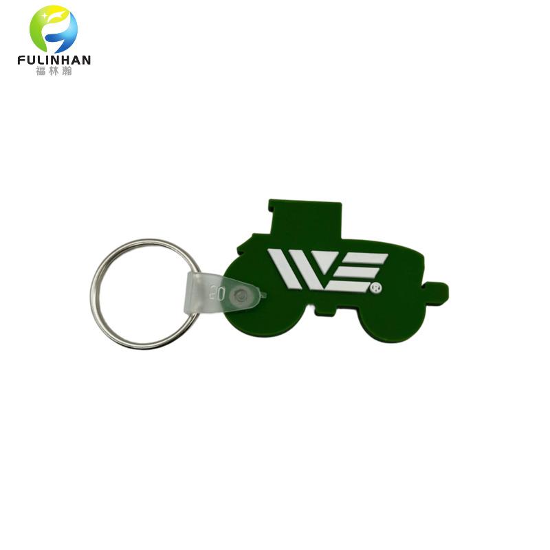 die cut silicone keychain custom keychains