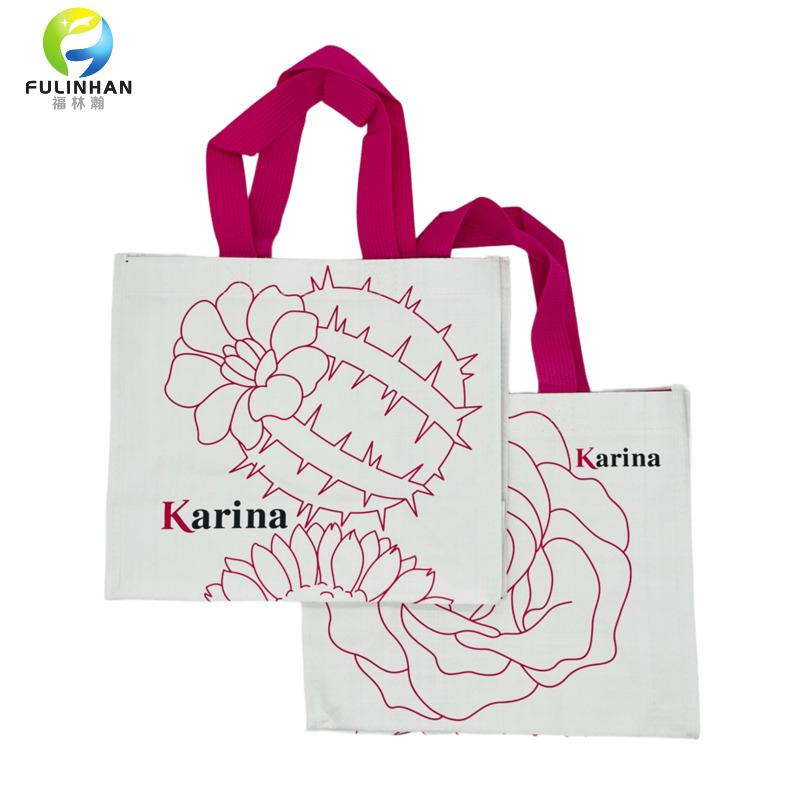 custom grocery pp woven tote bags