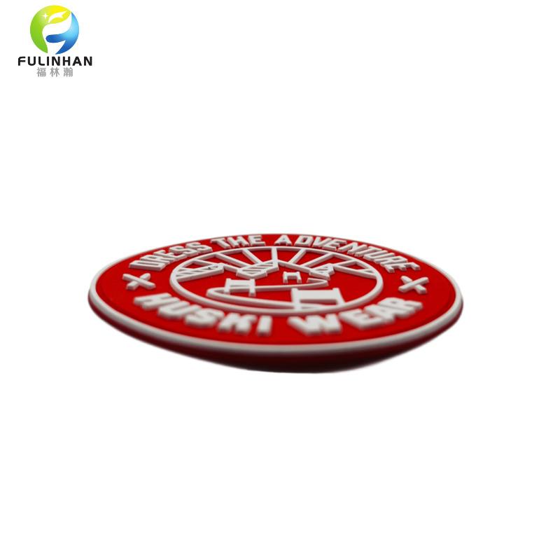 custom logo silicone hats rubber patches