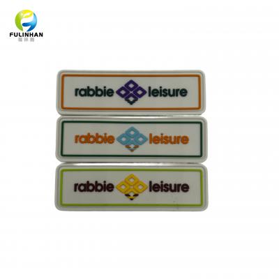 High Quality Custom 3D Round Leather Patch Design